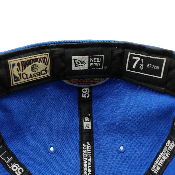 Denver Nuggets NBA Basketball New Era 59Fifty Blue Fitted Hat Cap Wool 7 1/4 - Picture 10 of 10